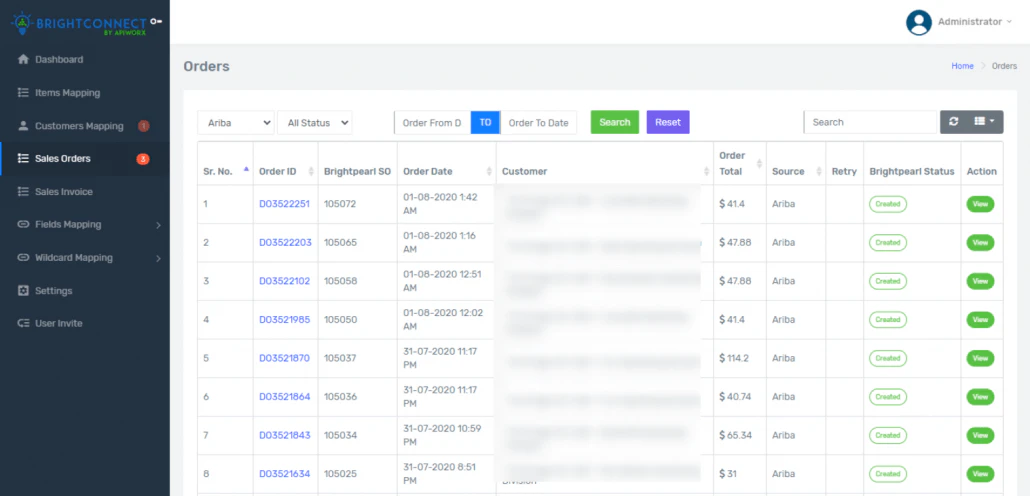 screenshot of APIWorx Managed API Platform